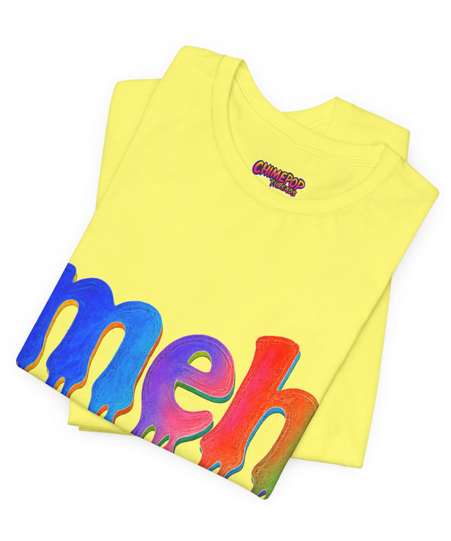 Meh Rainbow Crayon Melt T-Shirt