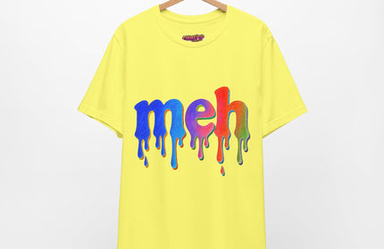 Meh Rainbow Crayon Melt T-Shirt