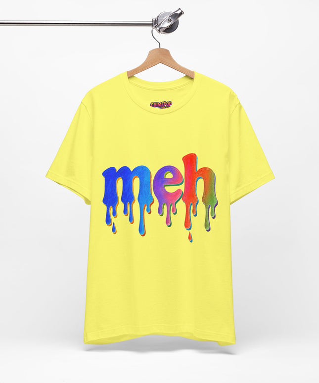 Meh Rainbow Crayon Melt T-Shirt