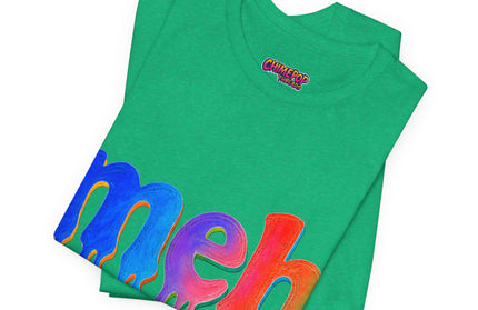 Meh Rainbow Crayon Melt T-Shirt