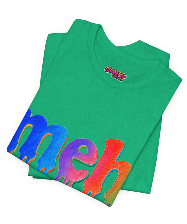Meh Rainbow Crayon Melt T-Shirt