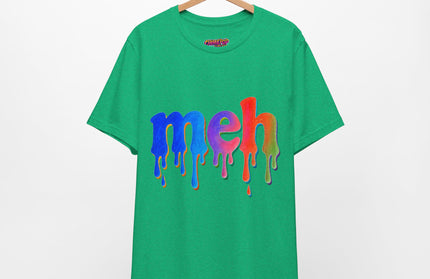 Meh Rainbow Crayon Melt T-Shirt