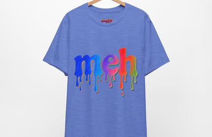 Meh Rainbow Crayon Melt T-Shirt