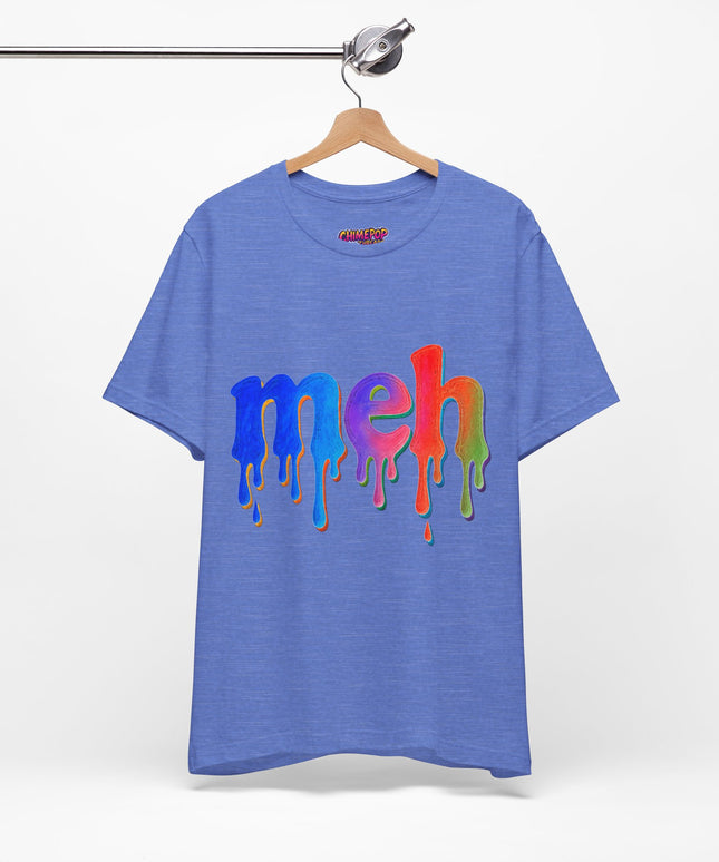 Meh Rainbow Crayon Melt T-Shirt