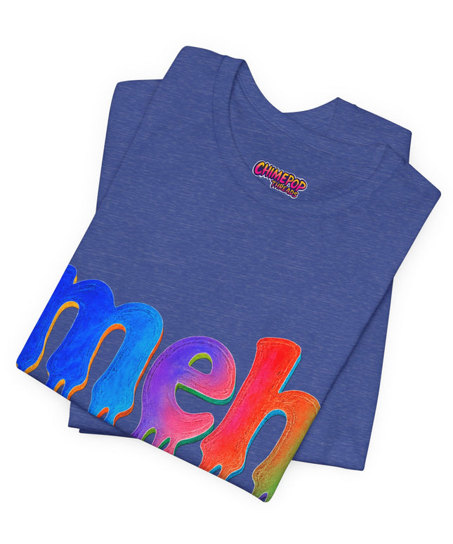 Meh Rainbow Crayon Melt T-Shirt