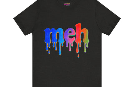 Meh Rainbow Crayon Melt T-Shirt