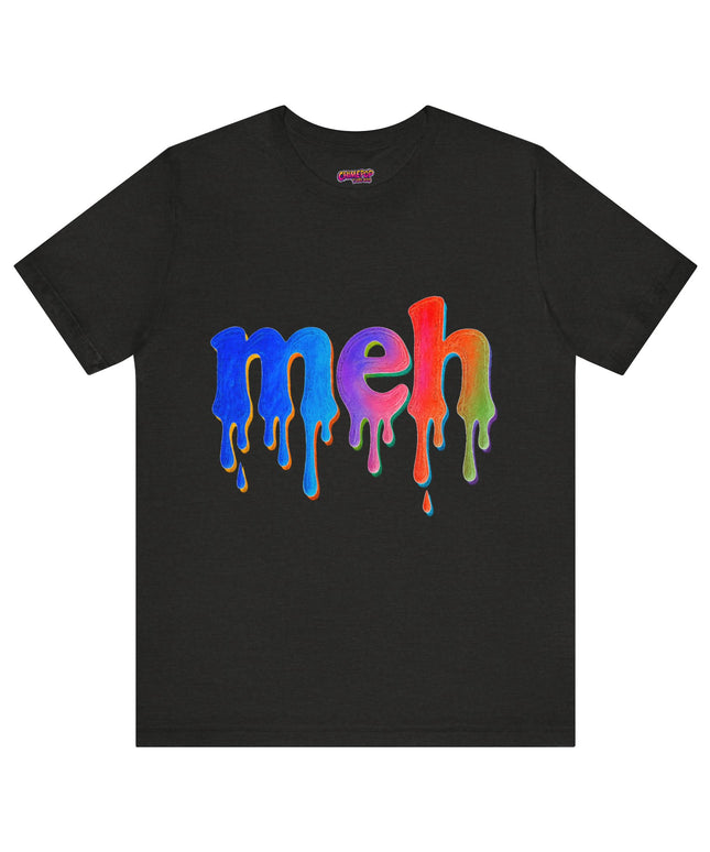 Meh Rainbow Crayon Melt T-Shirt