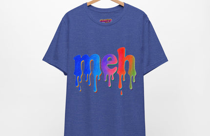 Meh Rainbow Crayon Melt T-Shirt