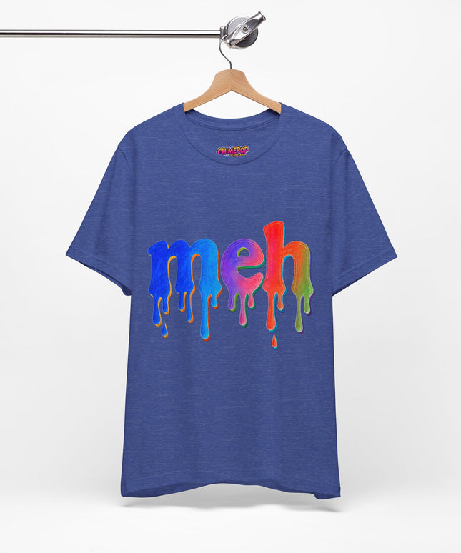 Meh Rainbow Crayon Melt T-Shirt