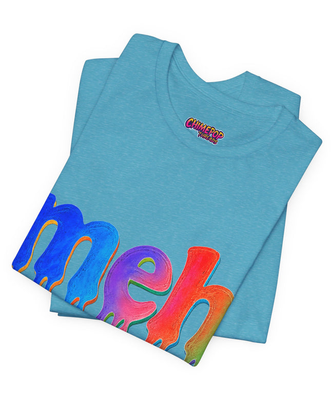 Meh Rainbow Crayon Melt T-Shirt