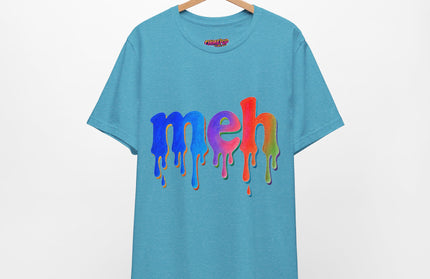 Meh Rainbow Crayon Melt T-Shirt