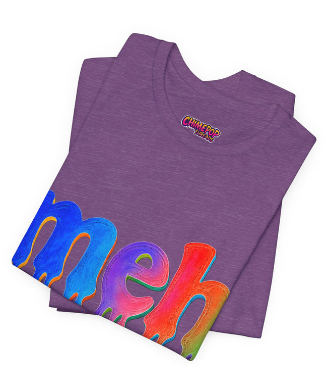 Meh Rainbow Crayon Melt T-Shirt