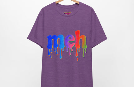 Meh Rainbow Crayon Melt T-Shirt