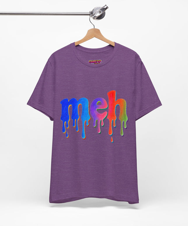 Meh Rainbow Crayon Melt T-Shirt