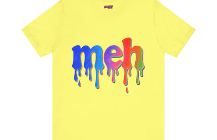 Meh Rainbow Crayon Melt T-Shirt