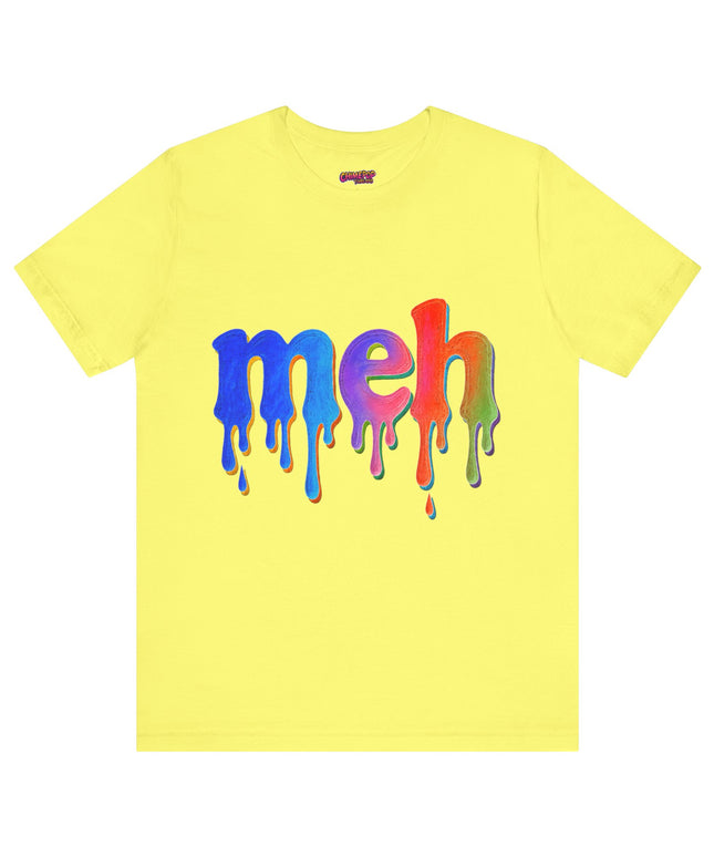 Meh Rainbow Crayon Melt T-Shirt