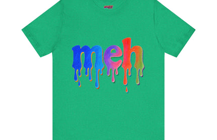 Meh Rainbow Crayon Melt T-Shirt