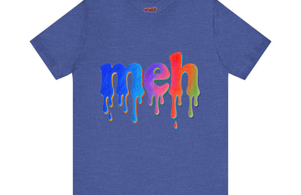 Meh Rainbow Crayon Melt T-Shirt
