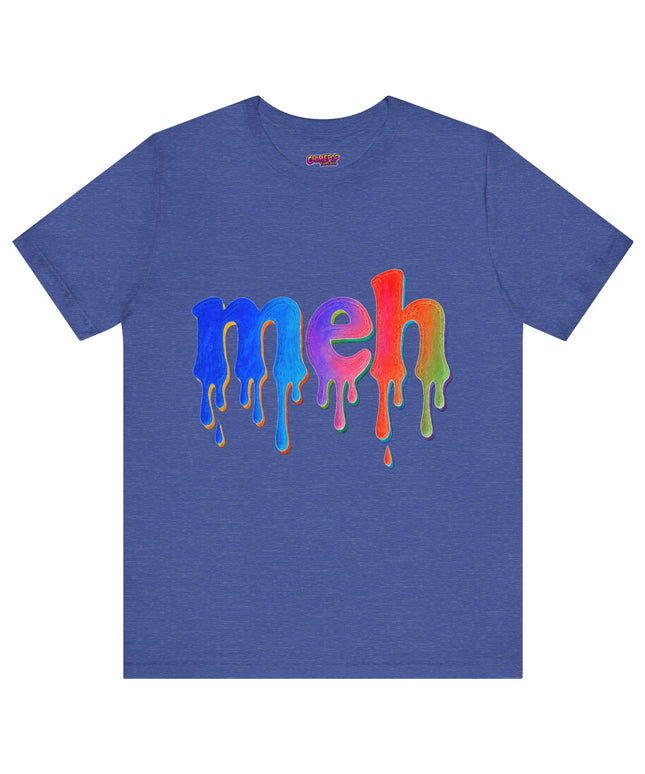 Meh Rainbow Crayon Melt T-Shirt