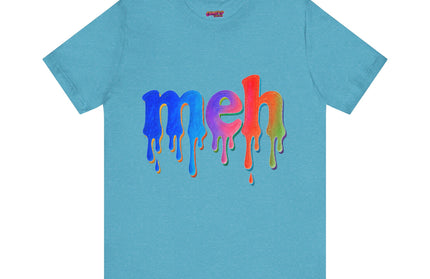 Meh Rainbow Crayon Melt T-Shirt