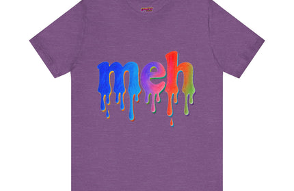 Meh Rainbow Crayon Melt T-Shirt