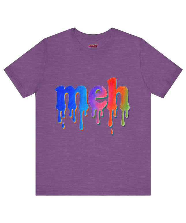 Meh Rainbow Crayon Melt T-Shirt