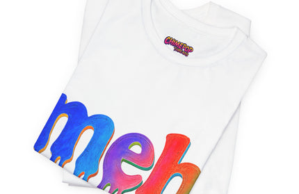 Meh Rainbow Crayon Melt T-Shirt