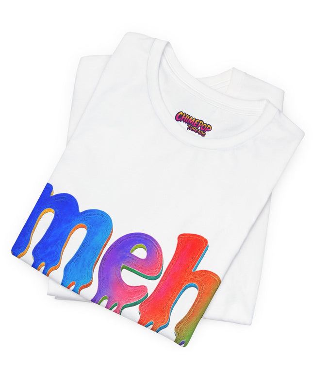 Meh Rainbow Crayon Melt T-Shirt
