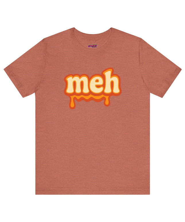 Meh Retro Drip Orange T-Shirt