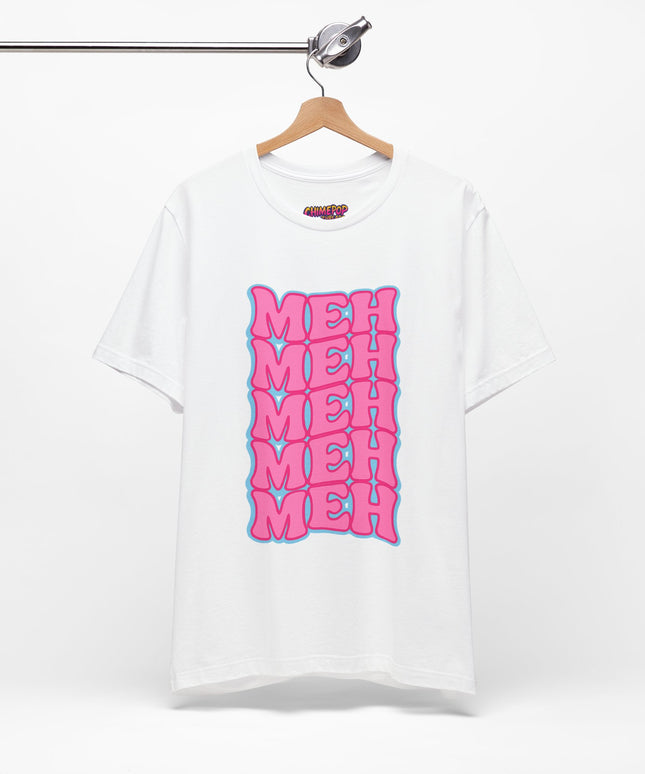 Meh Wavy Stack Pink T-Shirt