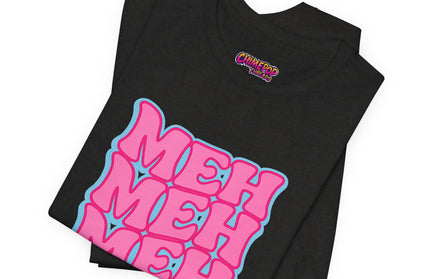 Meh Wavy Stack Pink T-Shirt