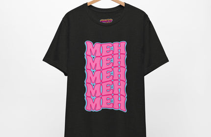 Meh Wavy Stack Pink T-Shirt