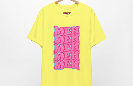 Meh Wavy Stack Pink T-Shirt