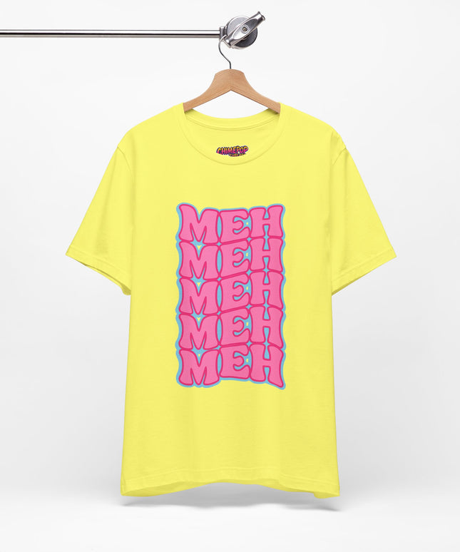 Meh Wavy Stack Pink T-Shirt