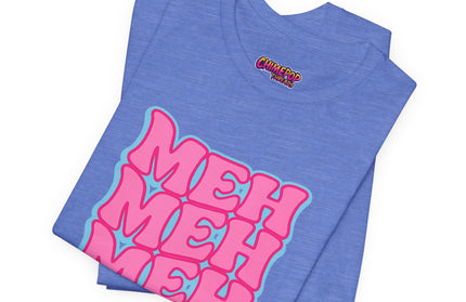 Meh Wavy Stack Pink T-Shirt