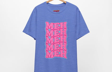 Meh Wavy Stack Pink T-Shirt