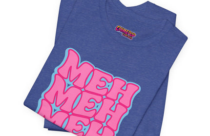 Meh Wavy Stack Pink T-Shirt