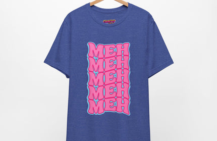 Meh Wavy Stack Pink T-Shirt