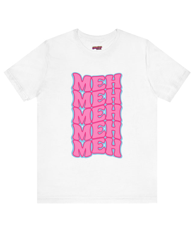 Meh Wavy Stack Pink T-Shirt