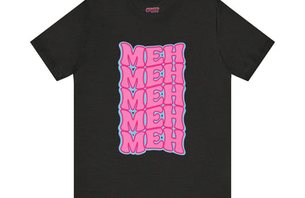 Meh Wavy Stack Pink T-Shirt