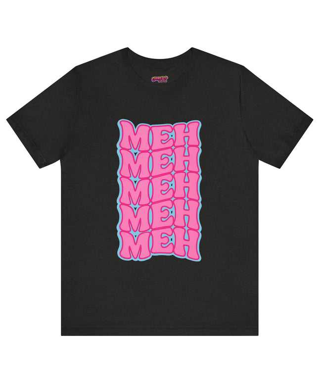 Meh Wavy Stack Pink T-Shirt