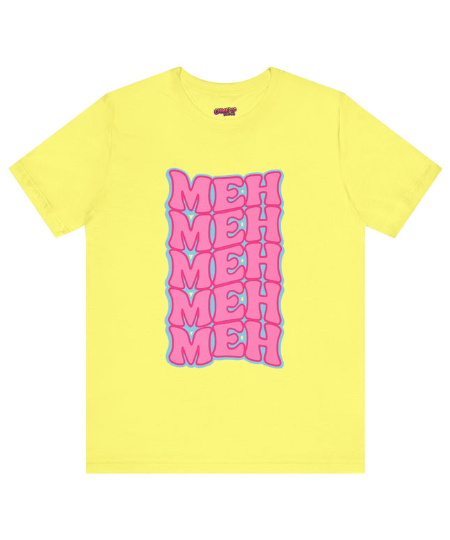 Meh Wavy Stack Pink T-Shirt