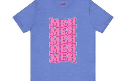 Meh Wavy Stack Pink T-Shirt