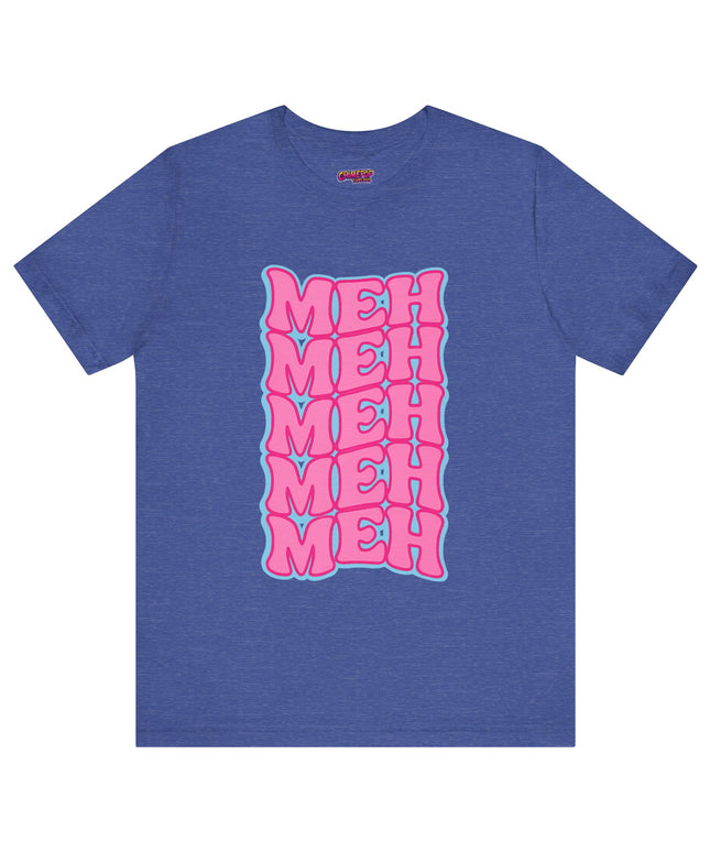 Meh Wavy Stack Pink T-Shirt