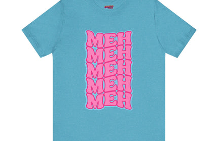 Meh Wavy Stack Pink T-Shirt