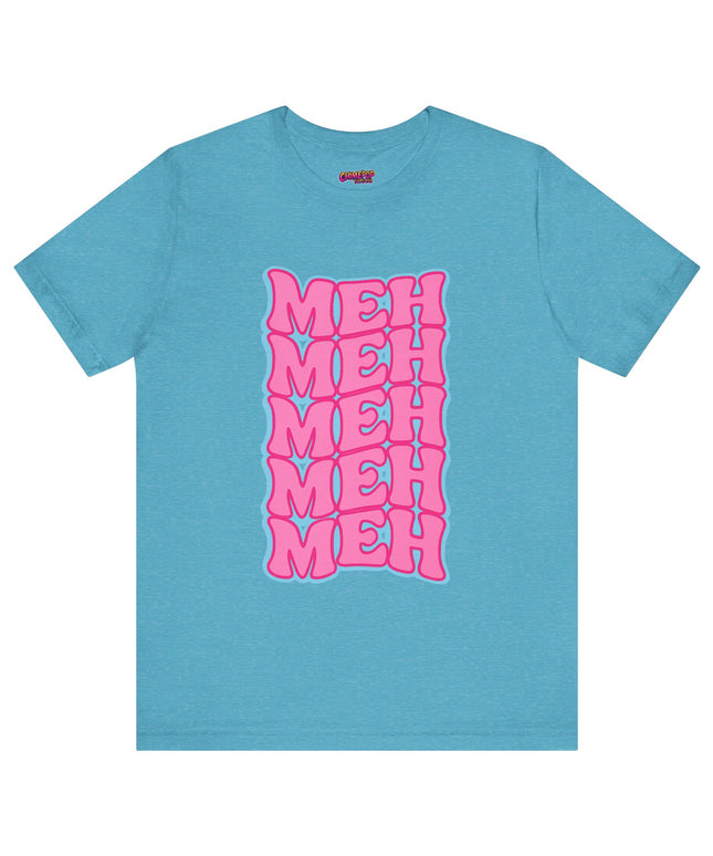 Meh Wavy Stack Pink T-Shirt