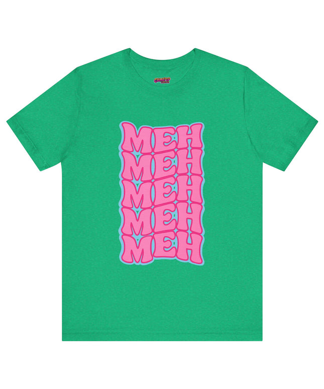 Meh Wavy Stack Pink T-Shirt