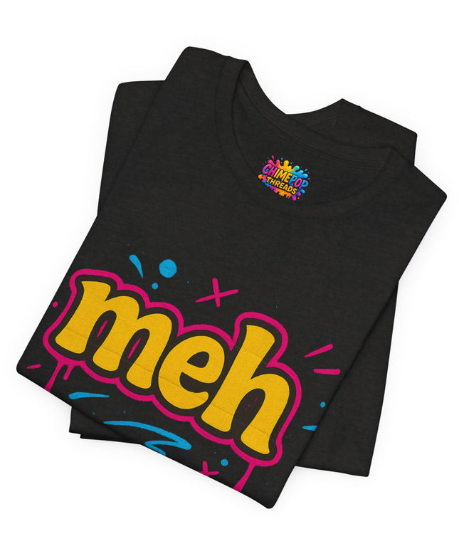 Meh Yellow Graffiti Pop T-Shirt
