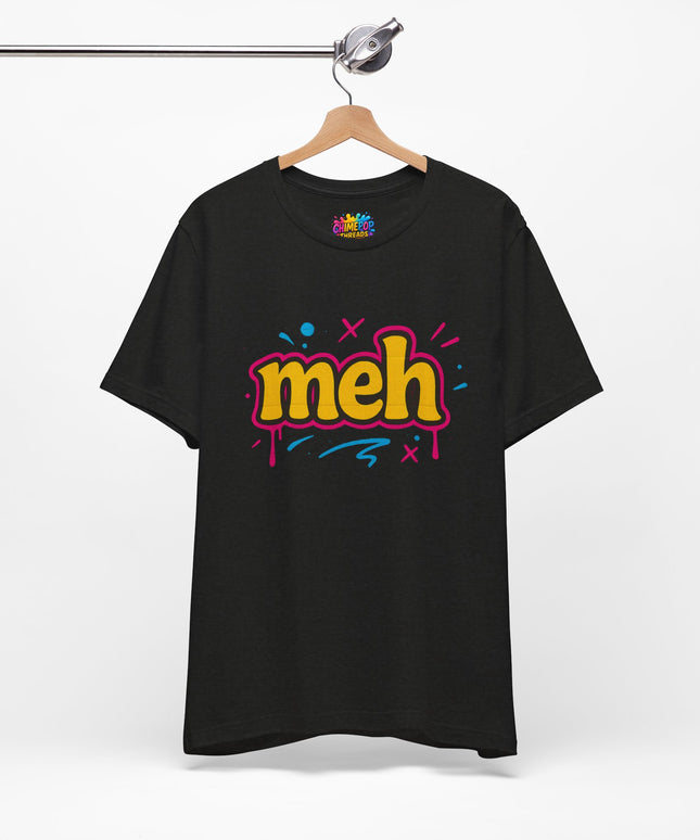 Meh Yellow Graffiti Pop T-Shirt