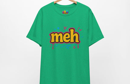 Meh Yellow Graffiti Pop T-Shirt